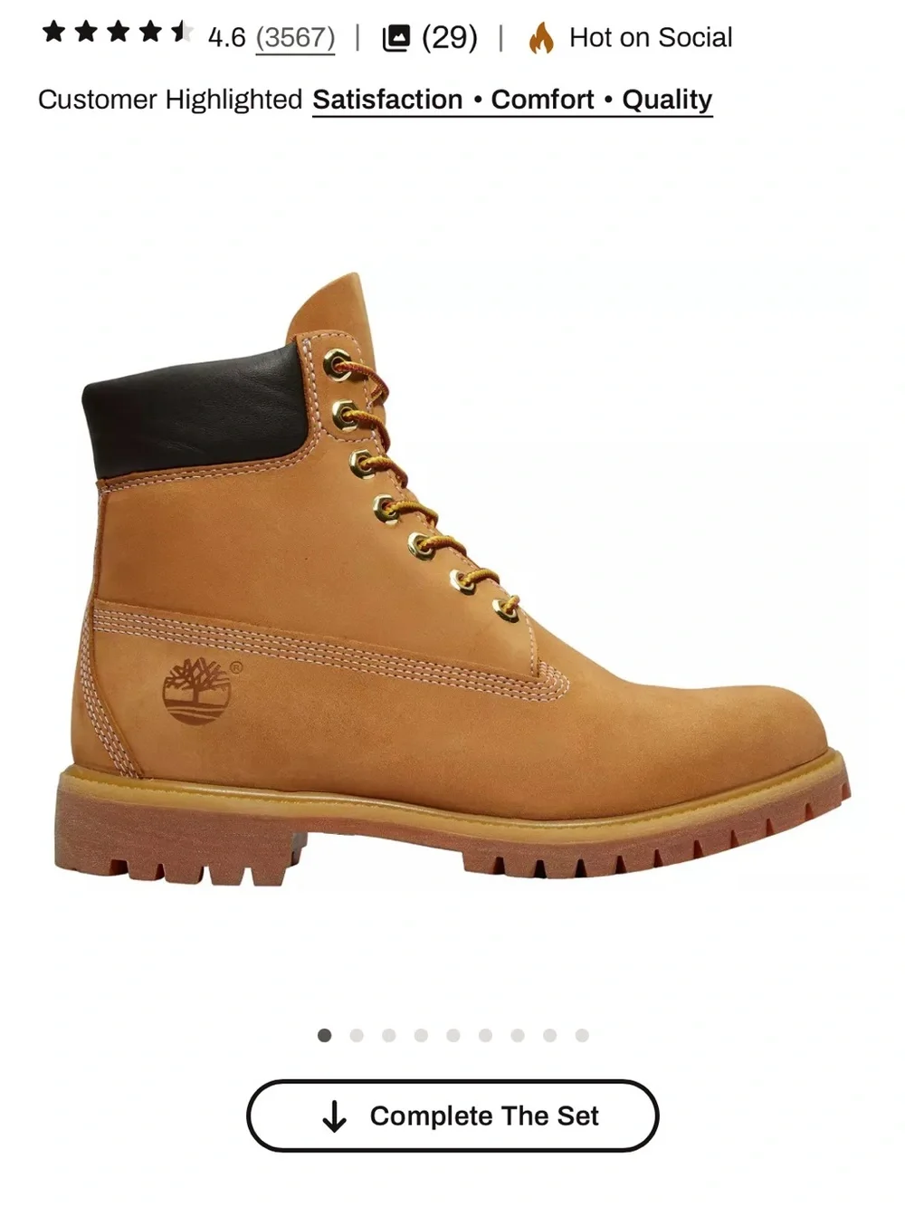 Timberland Men's 6'' Premium 400g Waterproof Boots